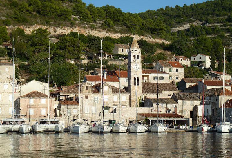 Cruising in Croatia - Vis town - photo © Liz Potter