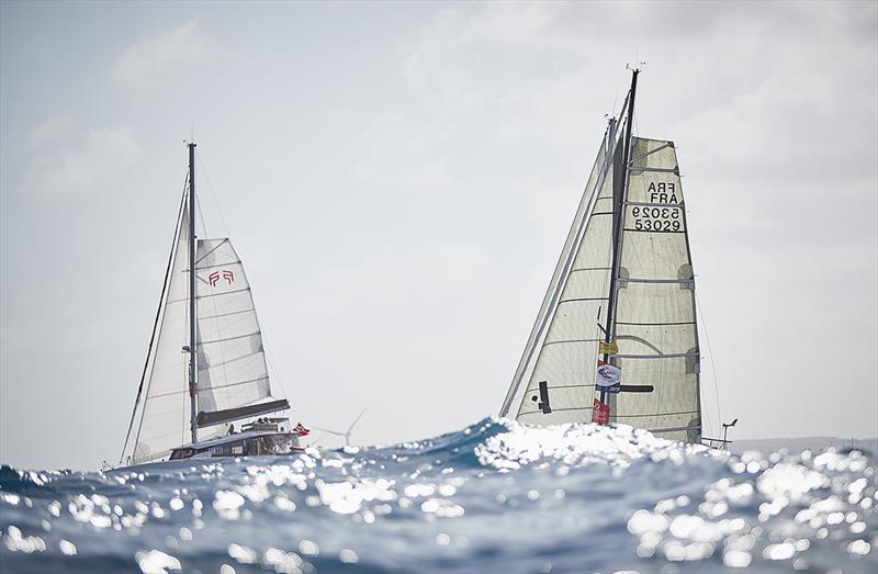 ARC  Rally - Big swell in the start area photo copyright World Cruising Club / James Mitchell taken at  and featuring the Cruising Yacht class