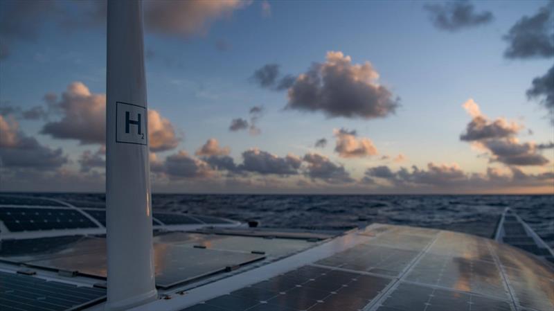 Energy Observer - Crossing the Atlantic with renewables and Hydrogen photo copyright Energy Observer Productions - Amélie Conty taken at  and featuring the Cruising Yacht class