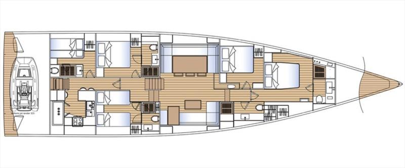 Layout 2 - Solaris 80RS - photo © Solaris Yachts