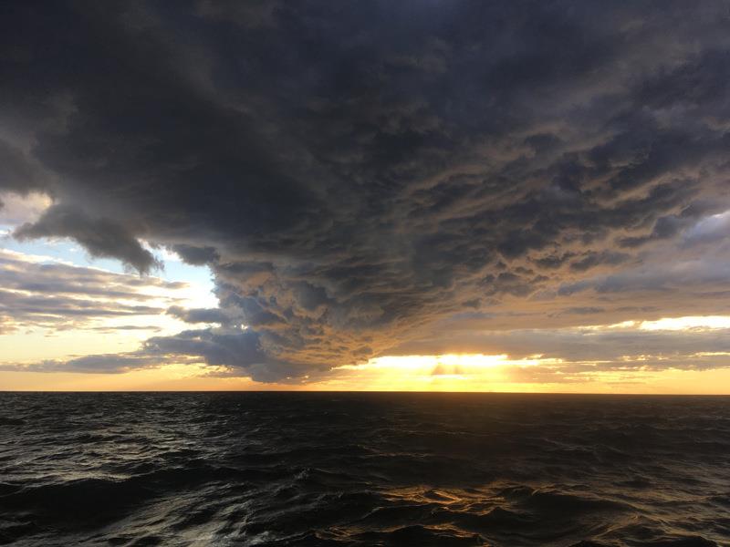Storm clouds overhead  photo copyright Dan Stroud taken at Ocean Cruising Club and featuring the Cruising Yacht class