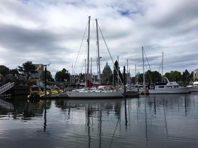 Nereida in Victoria Harbour photo copyright Jeanne Socrates taken at  and featuring the Cruising Yacht class