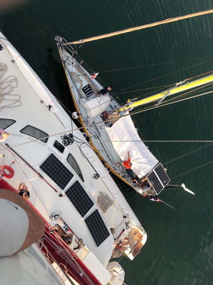 Lying alongside Wildcat photo copyright Jon Sanders taken at  and featuring the Cruising Yacht class