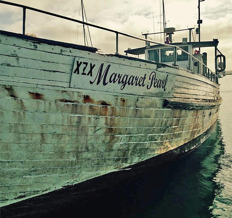 Margaret pearl before the work began. - photo © Wooden Boat Shop