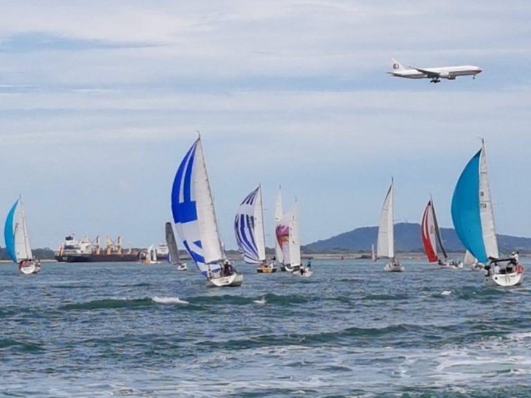 Busy Changi, Singapore photo copyright Peter and Ginger Niemann taken at Changi Sailing Club and featuring the Cruising Yacht class