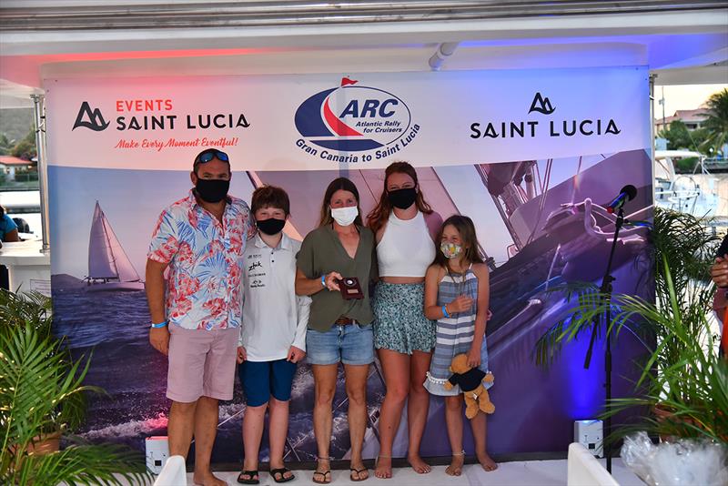 ARC 2020 - Rush - Division 1 Cruising Line honours (no motoring) & 2nd Division 1 Cruising Class A - photo © Bencarson Blaize