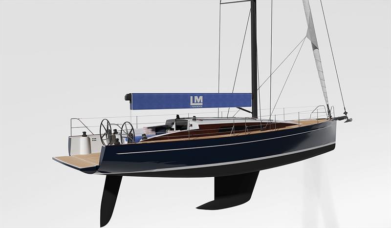 LM46 Hull #1 - photo © Lyman-Morse Boatbuilding