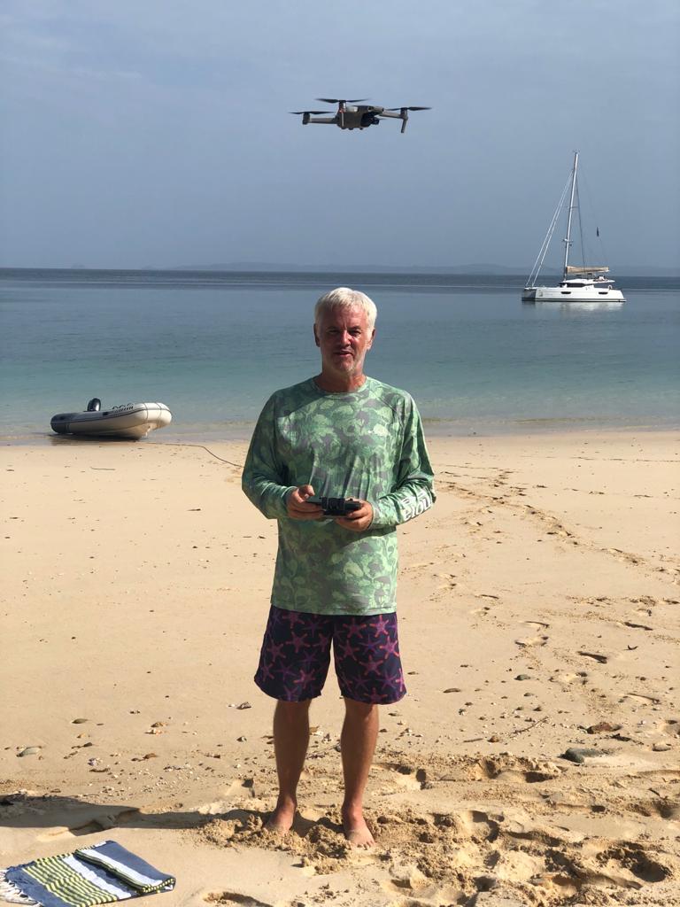 2021-22 World ARC - Las Perlas Henri on Beach - photo © World Cruising Club