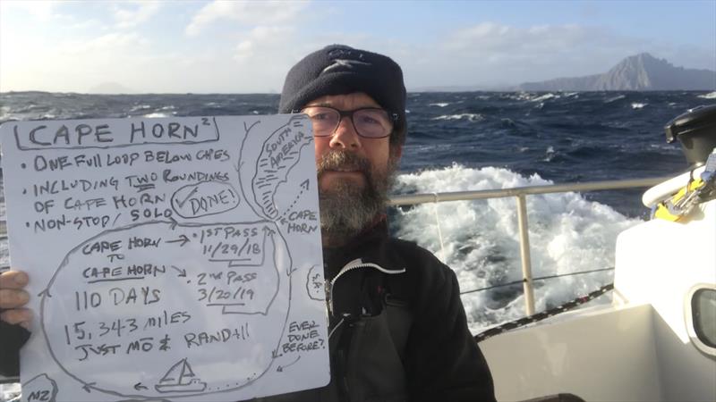 Randall Reeves rounds Cape Horn for a second time aboard Moli - photo © Image courtesy of Randall Reeves