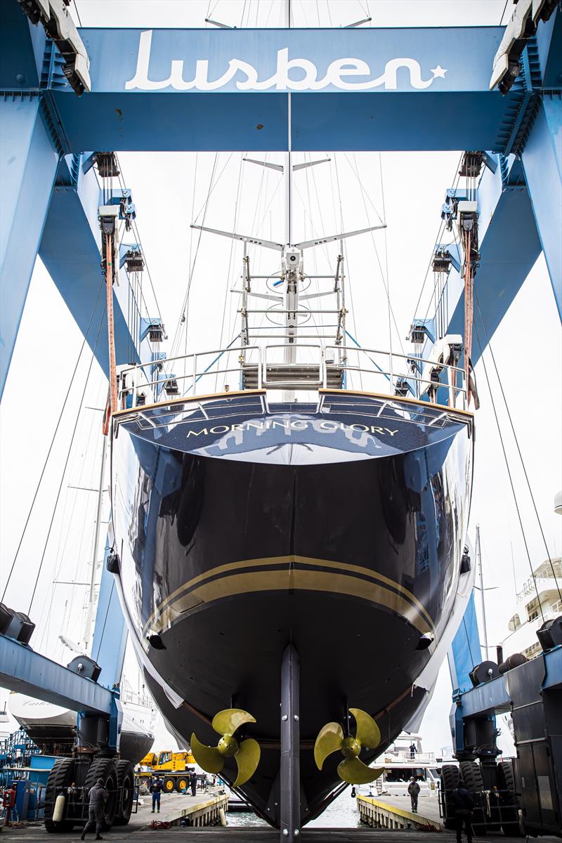 Morning Glory launch at Lusben shipyard - photo © Lusben