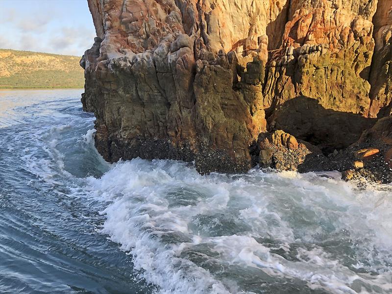 7am In the Horizontal Falls WA photo copyright Jeanne Socrates taken at  and featuring the Cruising Yacht class