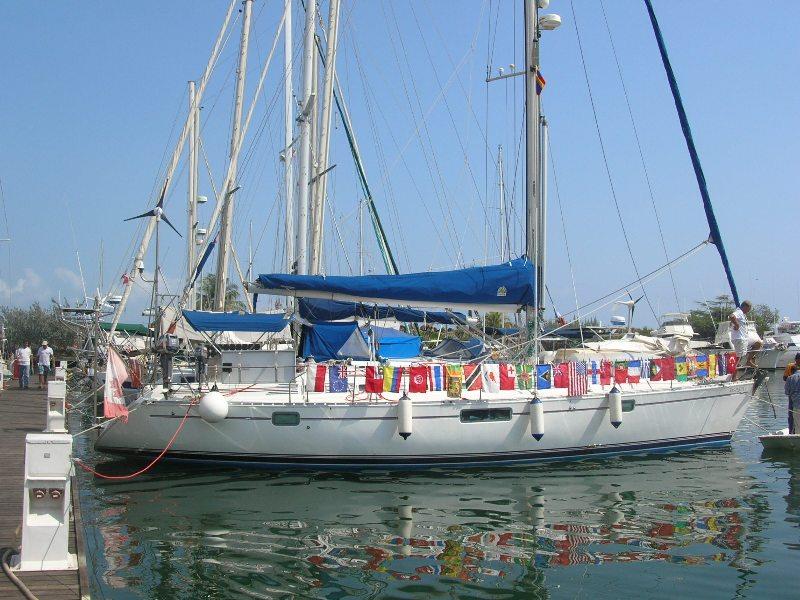 Argonauta I post circumnavigation in Venezuels 2006 photo copyright Hugh & Heather Bacon taken at  and featuring the Cruising Yacht class