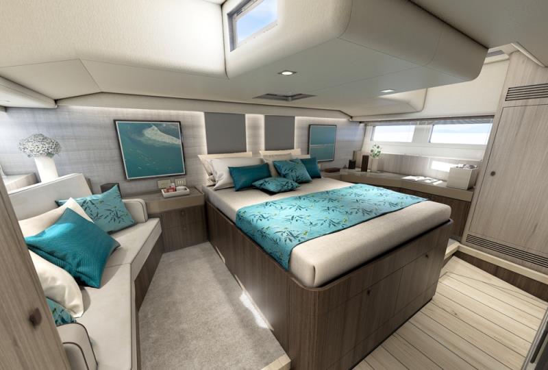 Hylas H57 - Master cabin photo copyright Hylas Yachts taken at  and featuring the Cruising Yacht class