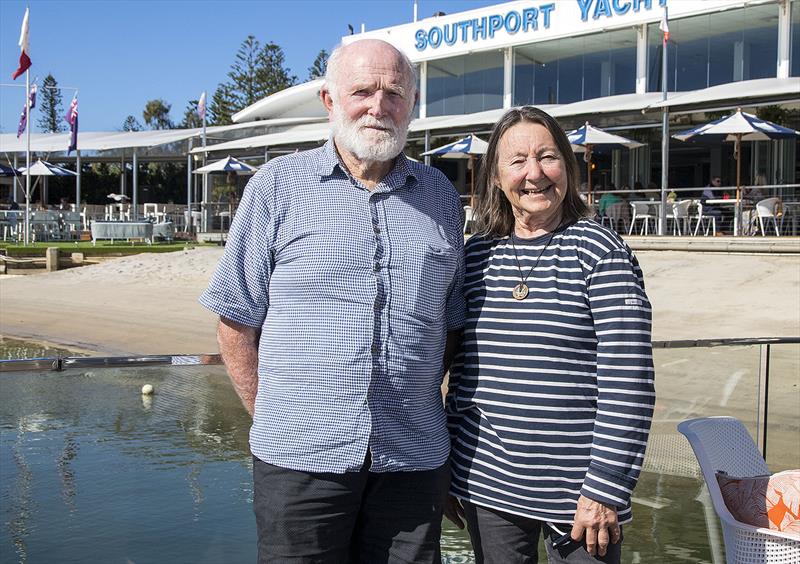 Living Legends. Bill Hatfield and Jeanne Socrates photo copyright John Curnow taken at  and featuring the Cruising Yacht class