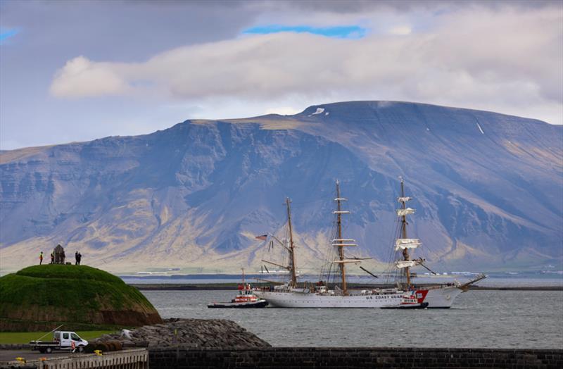 USCGC Eagle (WIX 327) arrives in Iceland photo copyright U.S. Embassy Reykjavik, Kristjan Petersson taken at  and featuring the Cruising Yacht class