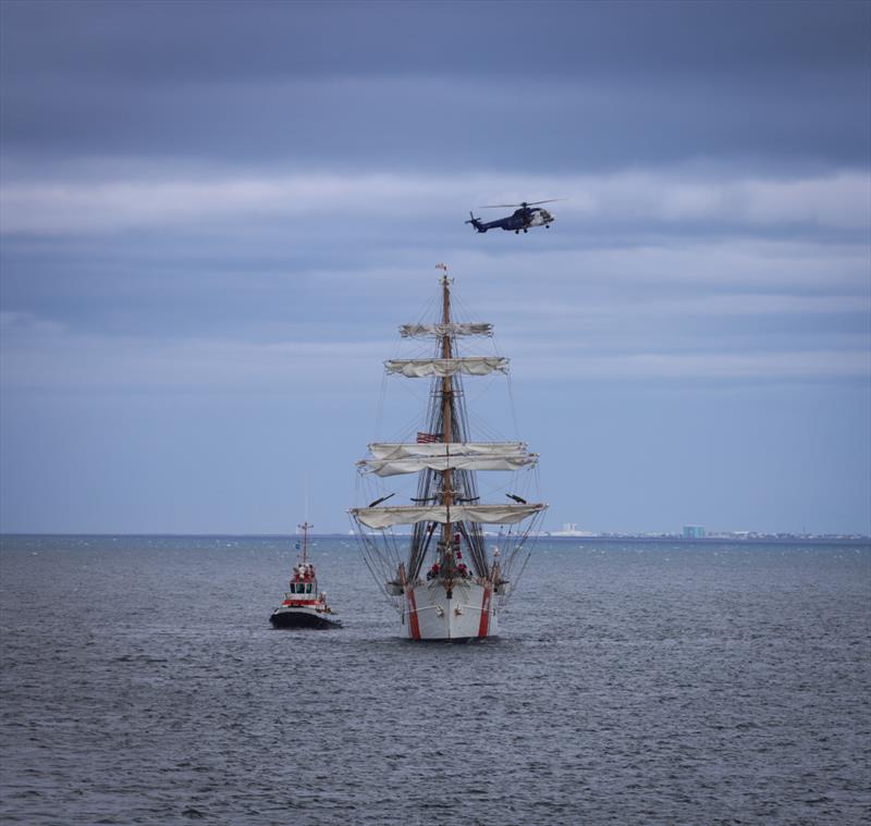 USCGC Eagle (WIX 327) arrives in Iceland photo copyright U.S. Embassy Reykjavik, Kristjan Petersson taken at  and featuring the Cruising Yacht class