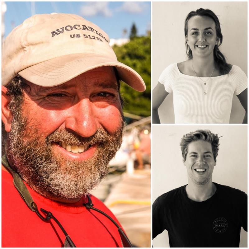 Clockwise from left: NARC Rally organizer Hank Schmitt, Sas van der Wouden and Max van den Pol, who will greet the boats and help with activities in St. Maarten photo copyright David Lyman taken at  and featuring the Cruising Yacht class