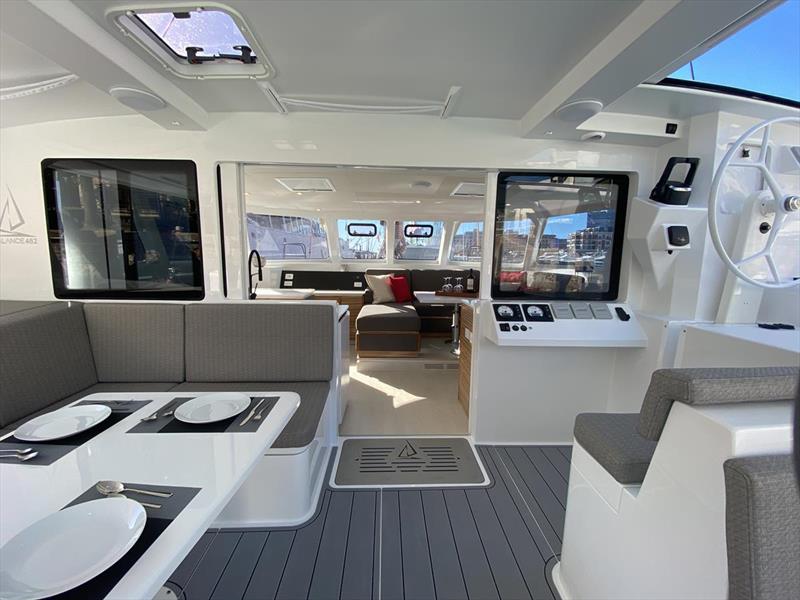 Balance 482 Catamaran Interior Deck - photo © Balance Catamarans