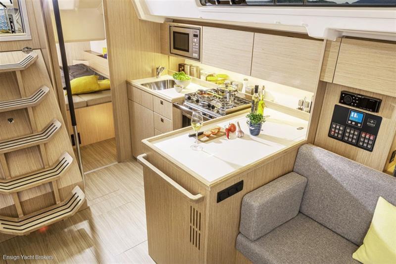 Galley on board the Bavaria C38 photo copyright Bavaria Yachts taken at  and featuring the Cruising Yacht class
