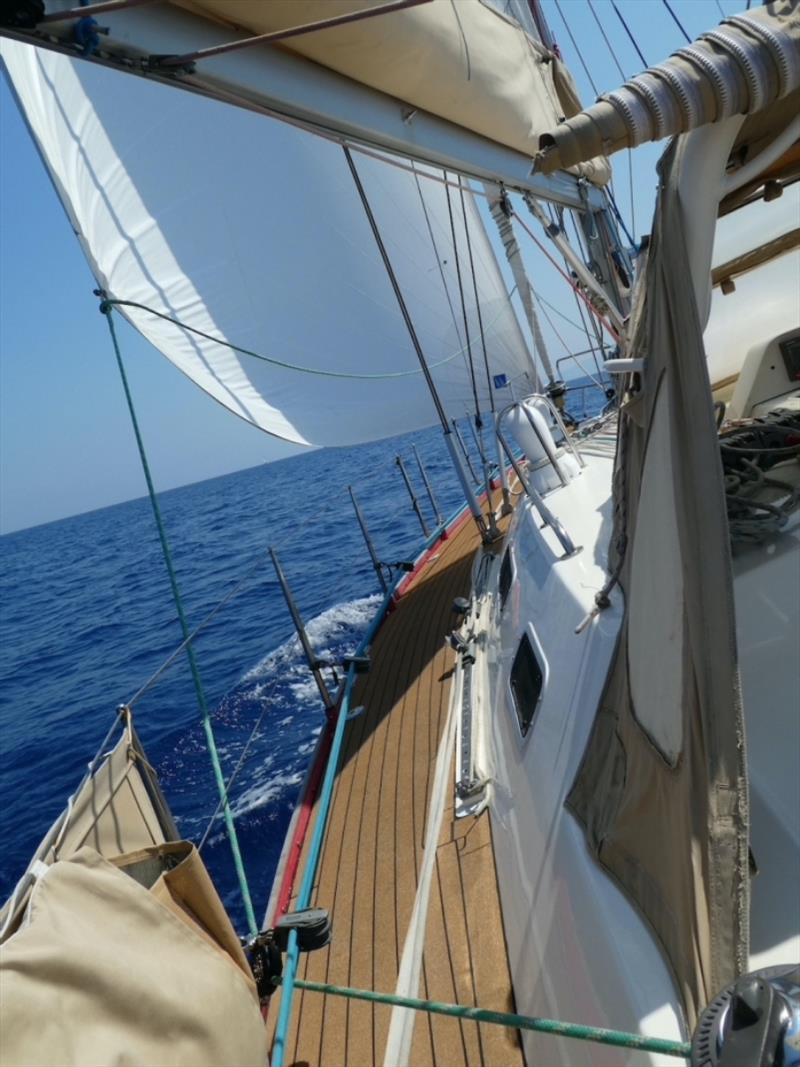 Red Roo under sail from Italy to Greece - photo © SV Red Roo