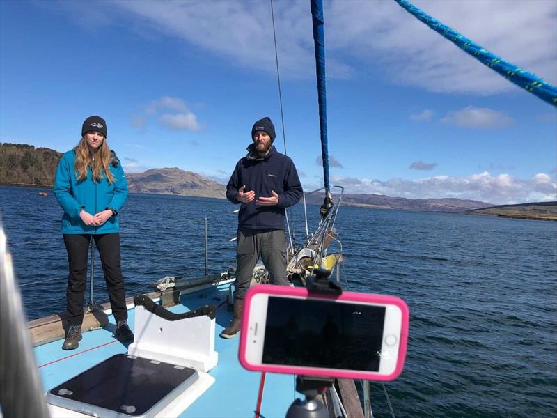 Recording the Marine Environment Module photo copyright Ardent Training team taken at  and featuring the Cruising Yacht class