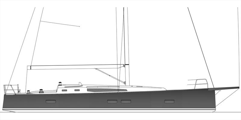 Low slung, overhangs, slightly reverse bow, and heaps of LWL when heeled - J/45 - photo © J/Boats