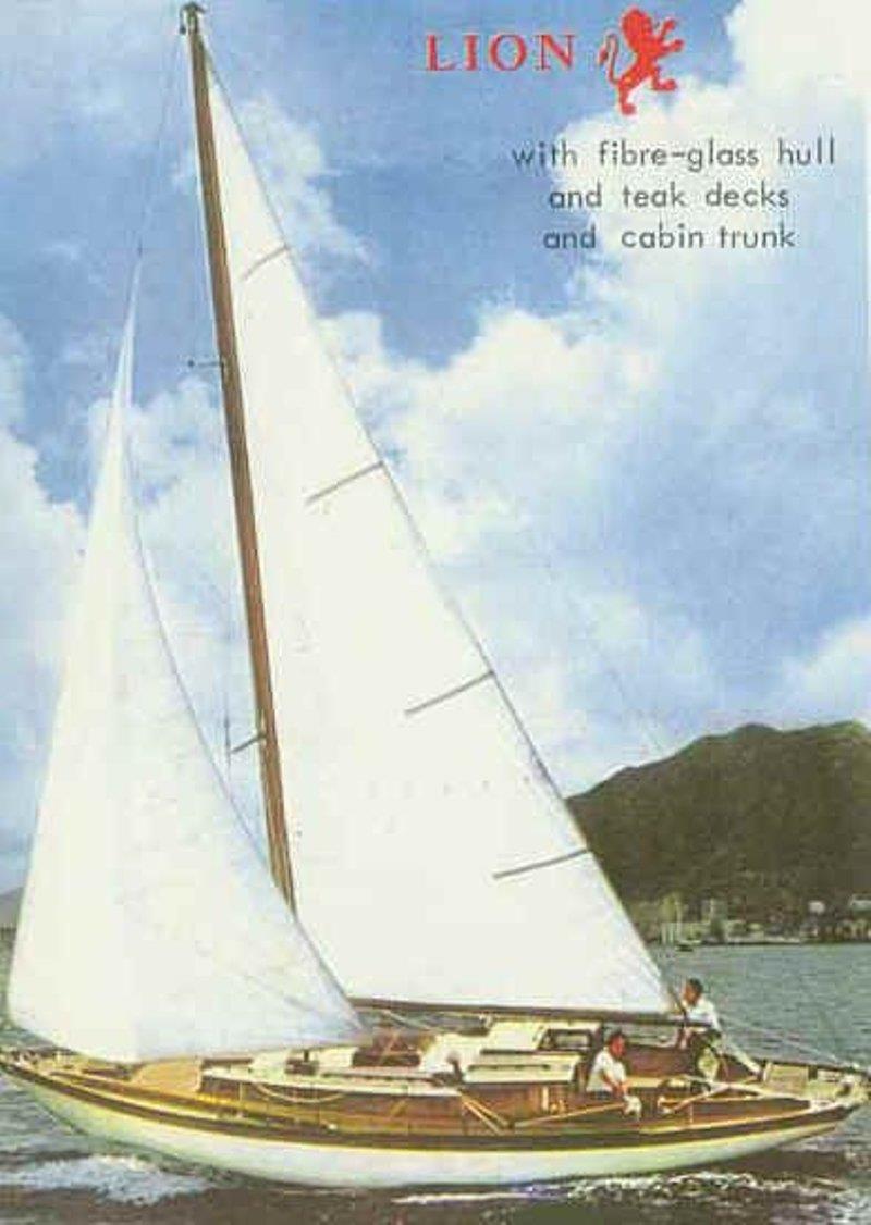 Cheoy Lee 1970's brochure for the 35' Robb Lion - photo © Southern Woodenboat Sailing