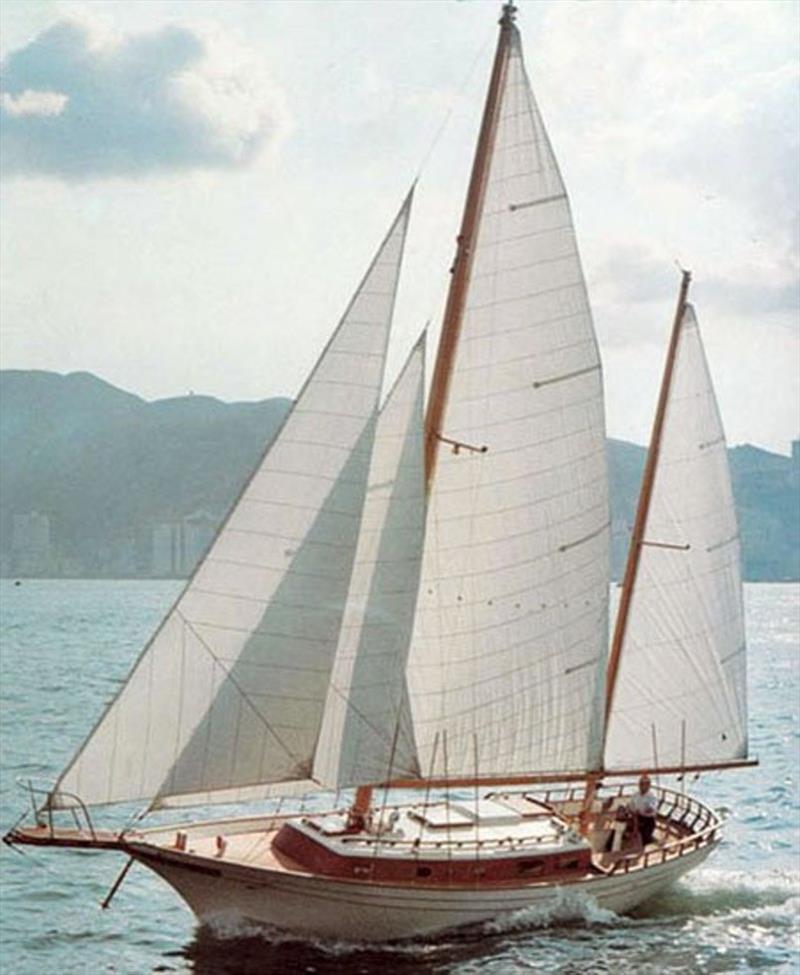 Bill Luders Clipper 36' for Cheoy Lee - photo © Southern Woodenboat Sailing