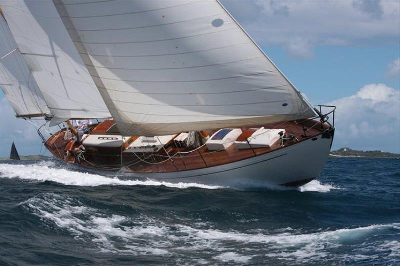 Mah Jong post restoration on Vineyard Sound. - photo © Tim Wright