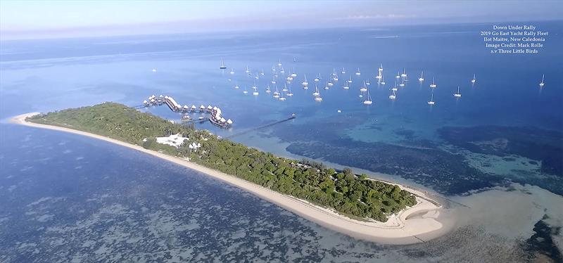 Go East Rally Fleet Ilot Maitre New Caledonia 2019 photo copyright Mark Rolle taken at  and featuring the Cruising Yacht class