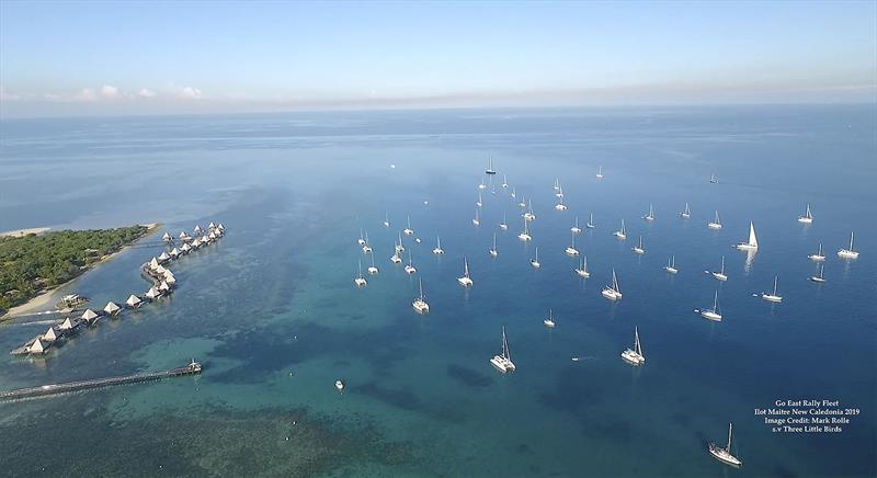 Go East Rally Fleet Ilot Maitre New Caledonia 2019 photo copyright Mark Rolle taken at  and featuring the Cruising Yacht class