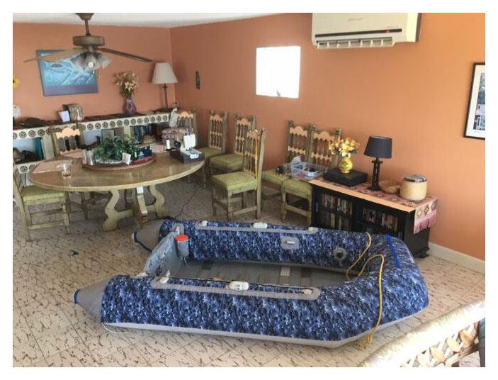 House sitting offers space to sew some spiffy dingy chaps photo copyright Greg Yellenik  taken at  and featuring the Cruising Yacht class