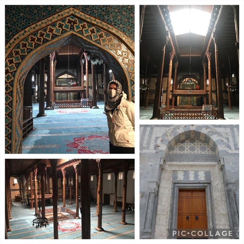 In Beysehir we visited the Beysehir, Esrefoglu Camii (Mosque) wooden mosque built 1297-1299 - photo © SV Red Roo