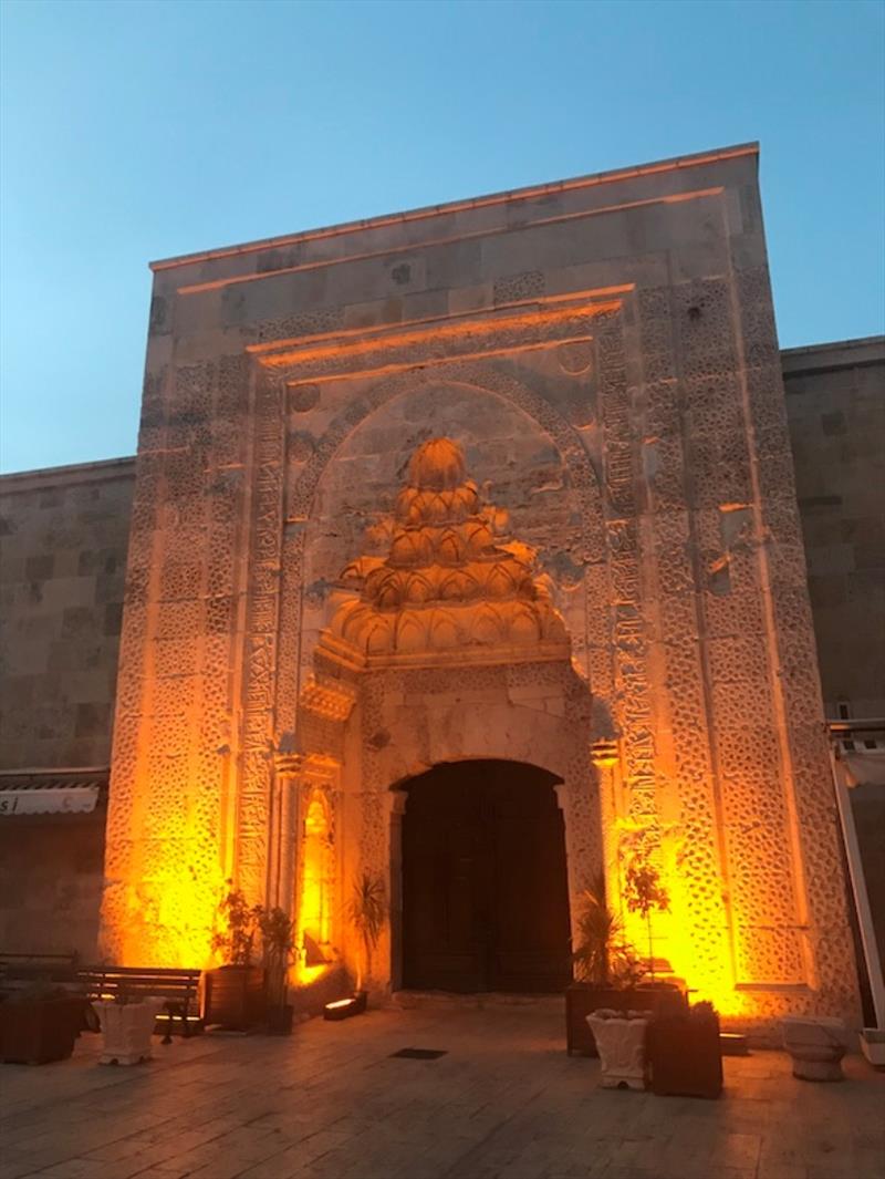 Medrese Islamic Convent built in 1301 at Lake Egirdir photo copyright SV Red Roo taken at  and featuring the Cruising Yacht class