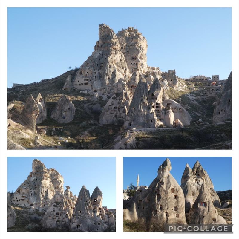 Looking over the town of Goreme photo copyright SV Red Roo taken at  and featuring the Cruising Yacht class