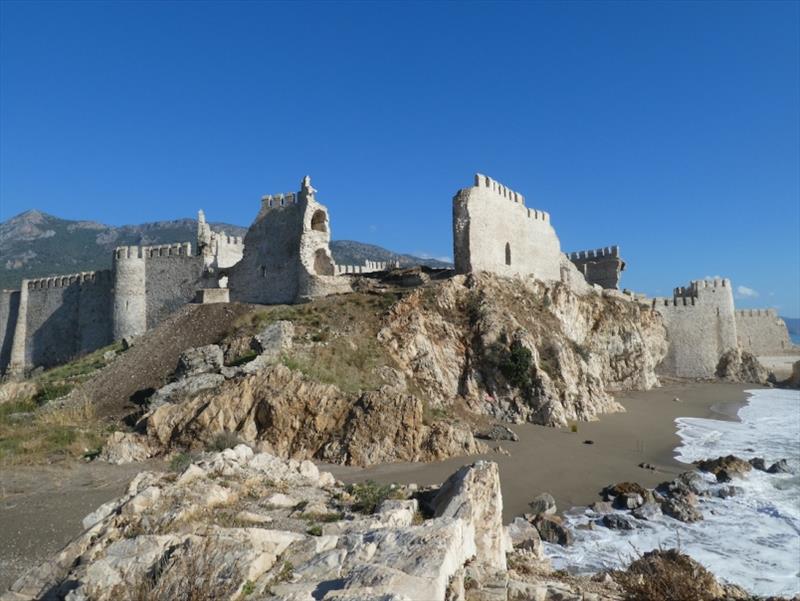 Mamure Castle - Currently under Restoration - photo © SV Red Roo