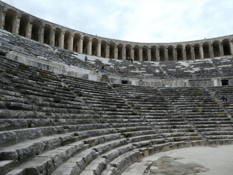 The Aspensos Theatre so very well preserved and still used to host performances - photo © SV Red Roo