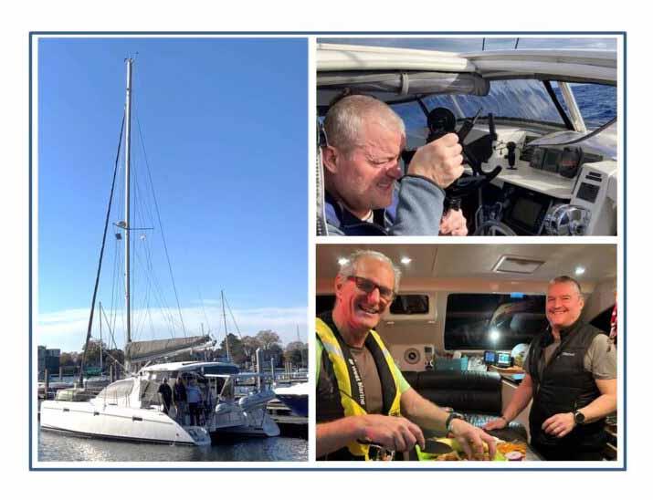 Oh! sits low in the water with a full crew and stores for 6 months in the Bahamas photo copyright Rod Morris taken at  and featuring the Cruising Yacht class