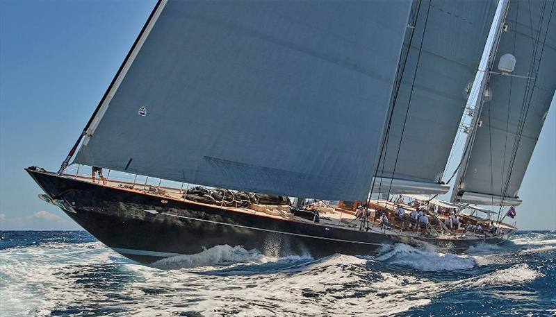 65m Aquarius II at the St. Barths Bucket Regatta: 'close to perfect' - photo © Michael Kurtz