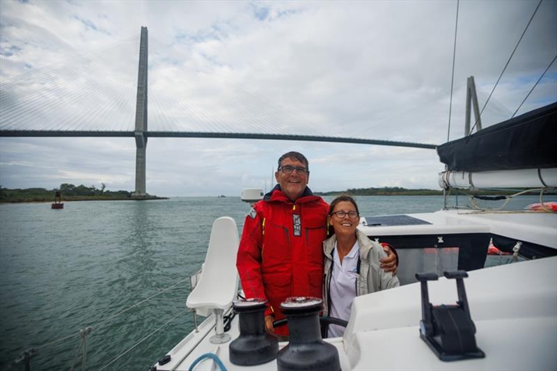 Richard and Ann photo copyright Robin Christol taken at  and featuring the Cruising Yacht class