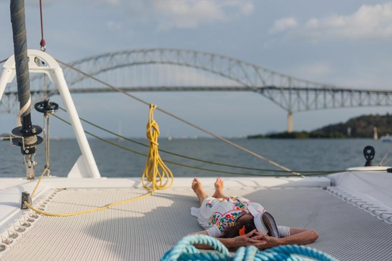 Bridge of the Americas: Relaxing - photo © Robin Christol