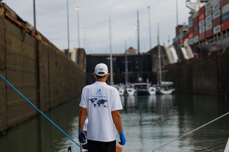 Passing through the locks - photo © Robin Christol