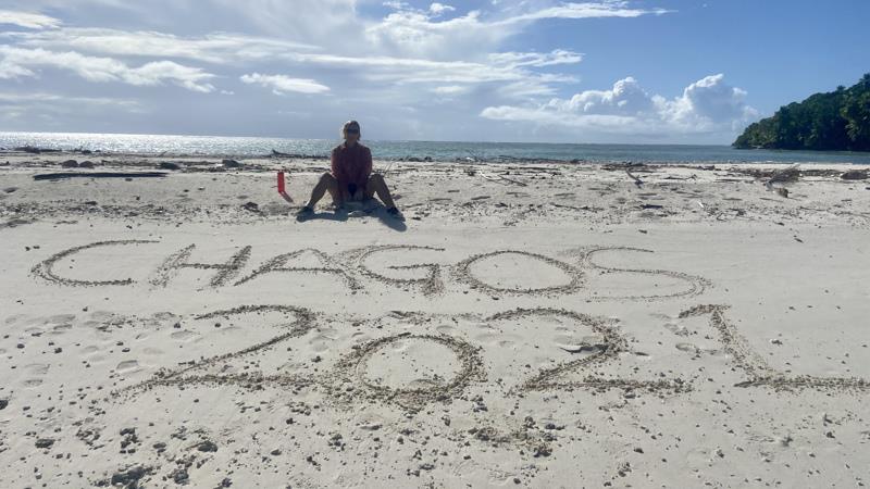 Chagos beach photo copyright Stuart Letton taken at  and featuring the Cruising Yacht class