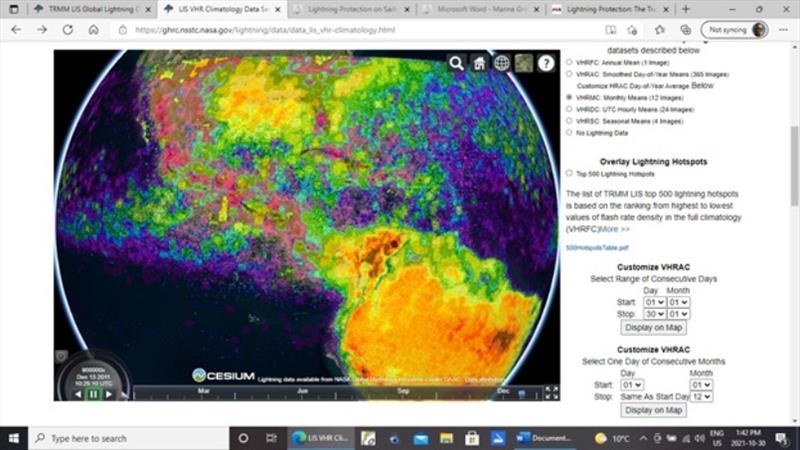 Lightning Imaging Sensor (LIS) photo copyright Bluewater Cruising Association taken at  and featuring the Cruising Yacht class