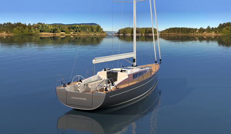 LM46 hull #2 `Arcadia` - photo © Lyman-Morse Boatbuilding