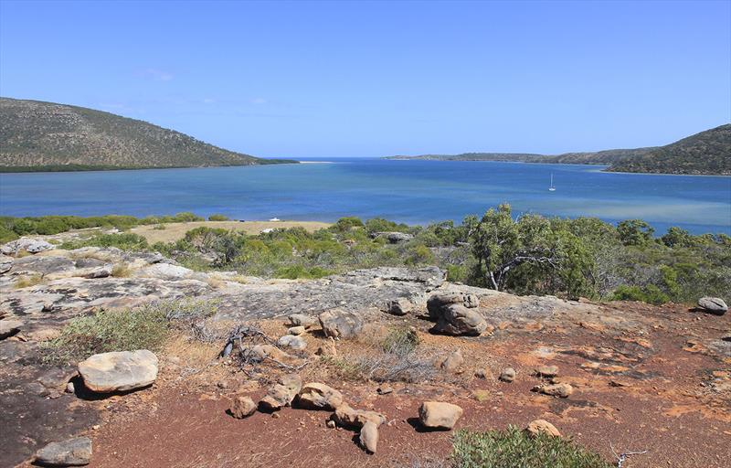 Lone cruising yacht up in Australia's Cape York, adjacent to the Great Barrier Reef photo copyright John Curnow taken at  and featuring the Cruising Yacht class