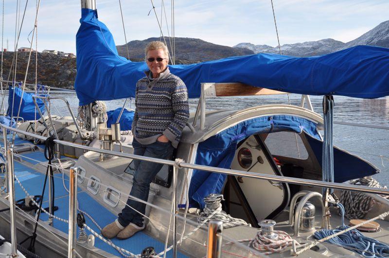 Susanne Huber-Curphey aboard Nehaj photo copyright Dr Guido Marx taken at  and featuring the Cruising Yacht class