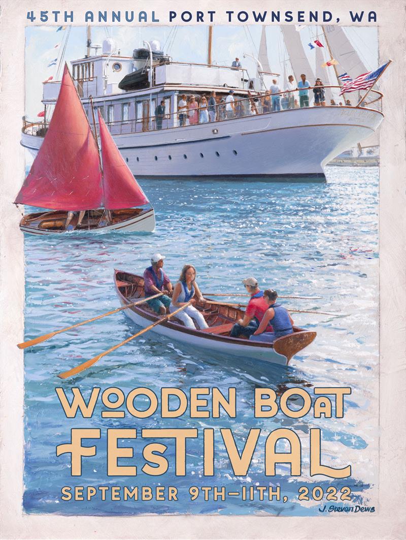 Wooden Boat Festival 2022 poster photo copyright Wooden Boat Festival taken at  and featuring the Cruising Yacht class