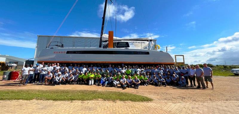 Launch of Balance 526 Mark II photo copyright Balance Catamarans taken at  and featuring the Cruising Yacht class