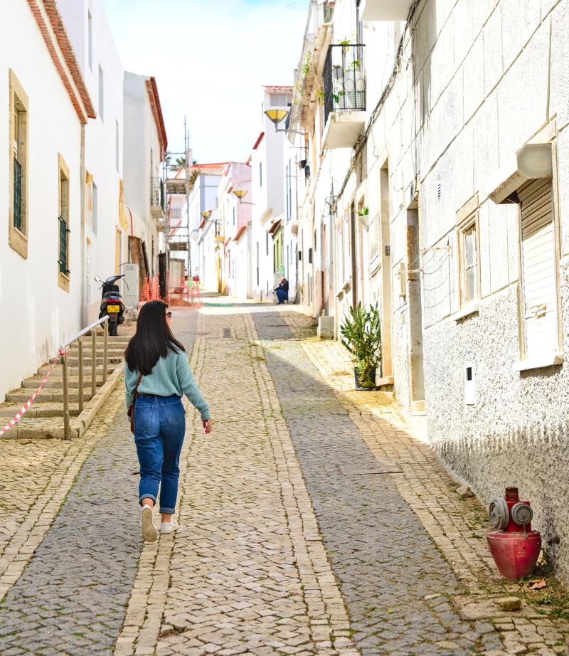 Niamh exploring Lagos in the Algarve photo copyright Rhys Walters taken at  and featuring the Cruising Yacht class